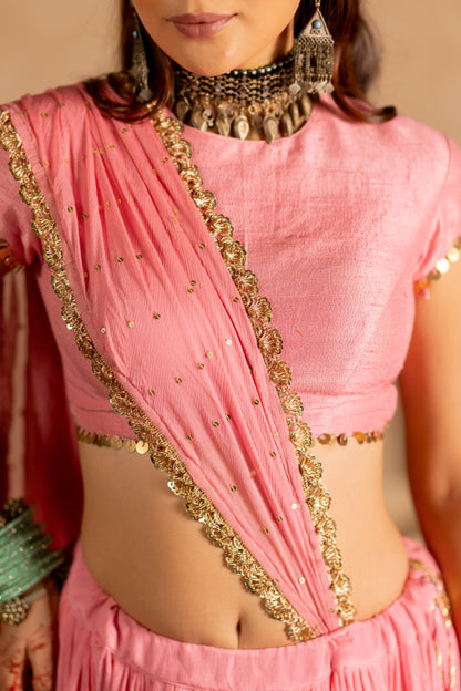 Jhamku Lehenga Set