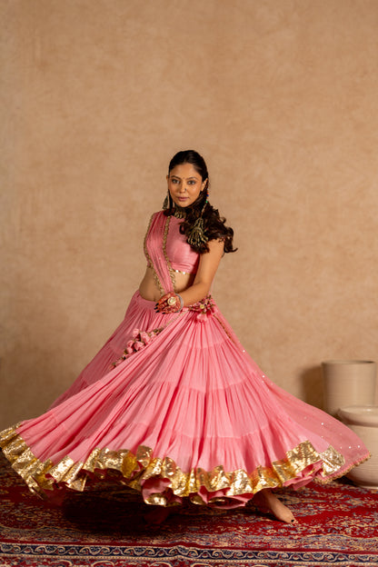 Jhamku Lehenga Set