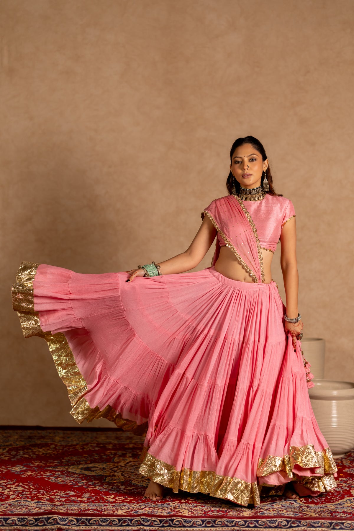 Jhamku Lehenga Set