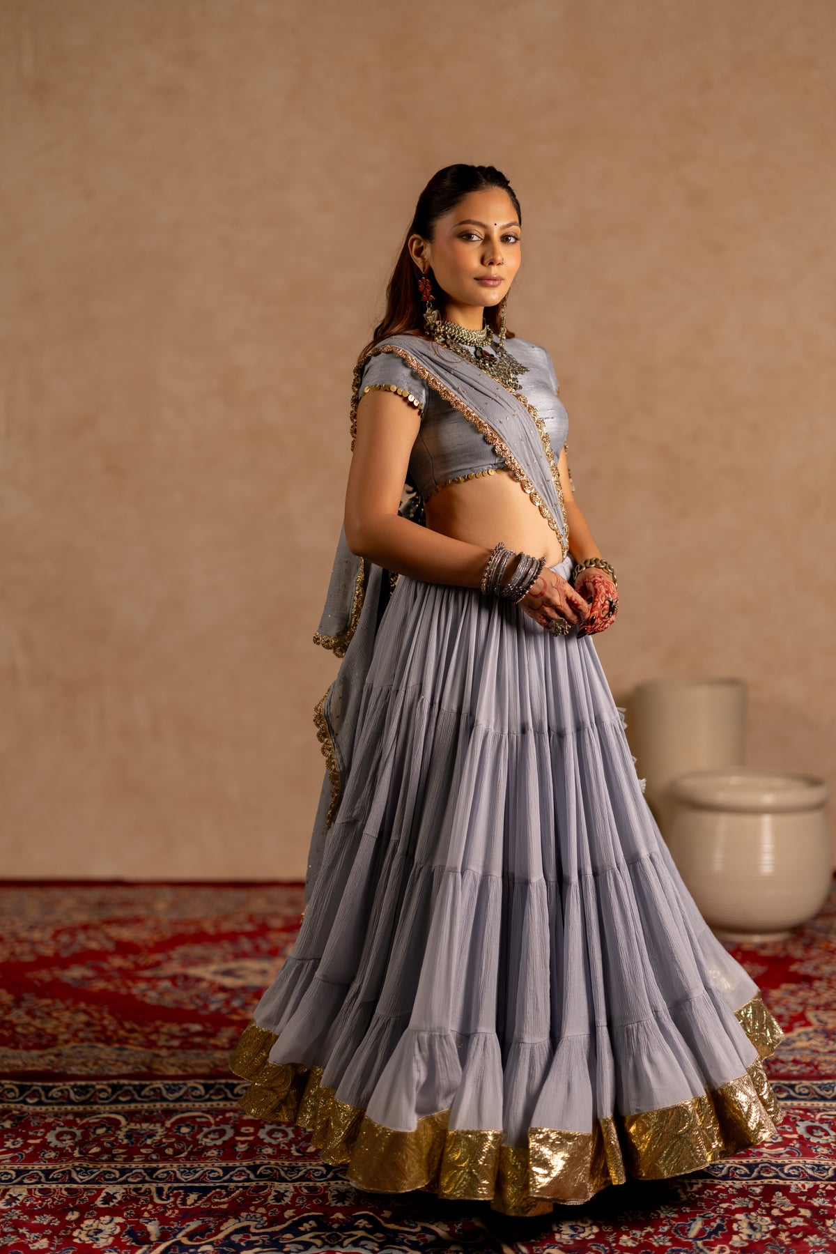 Jhamku Lehenga Set