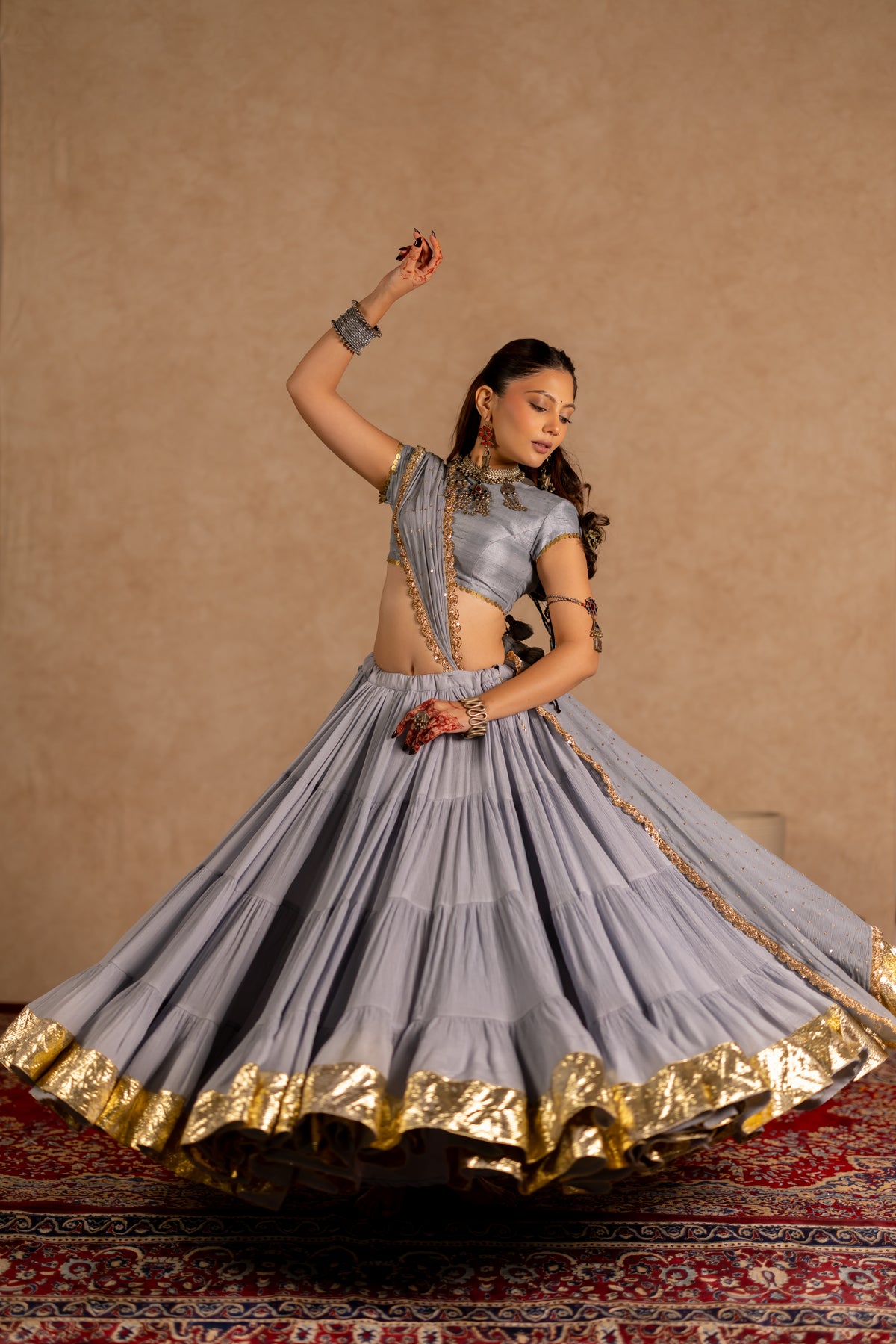 Jhamku Lehenga Set