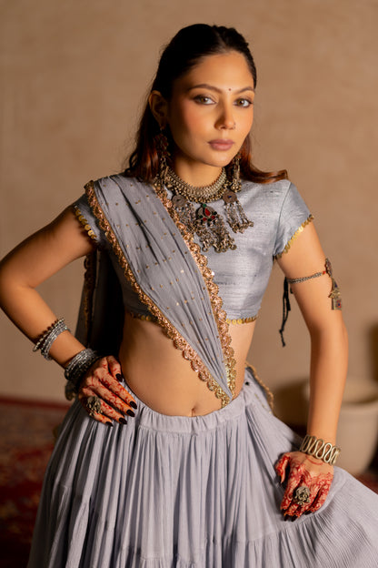 Jhamku Lehenga Set