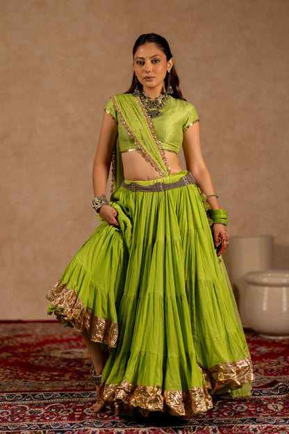 Jhamku Lehenga Set