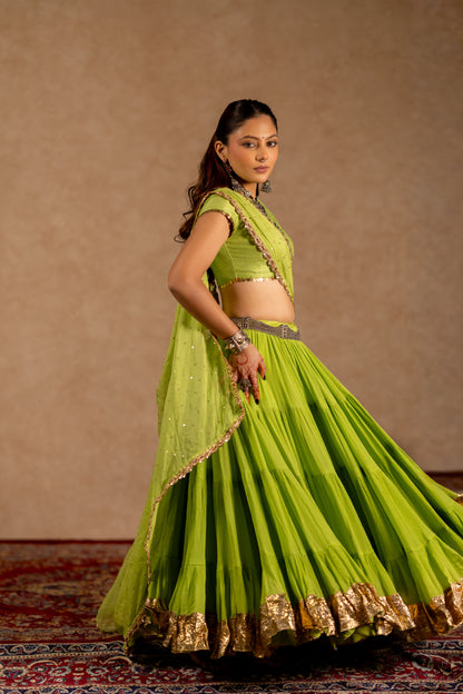 Jhamku Lehenga Set