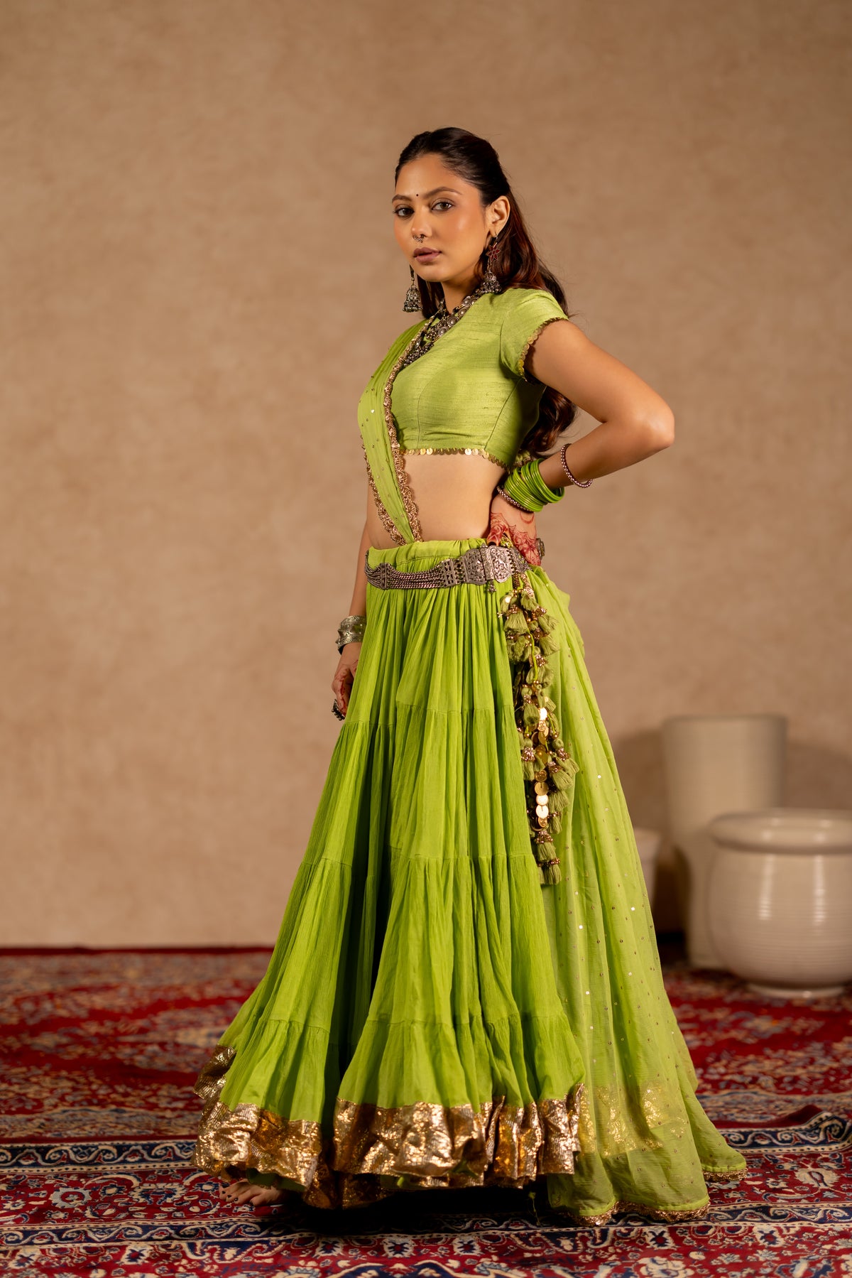 Jhamku Lehenga Set