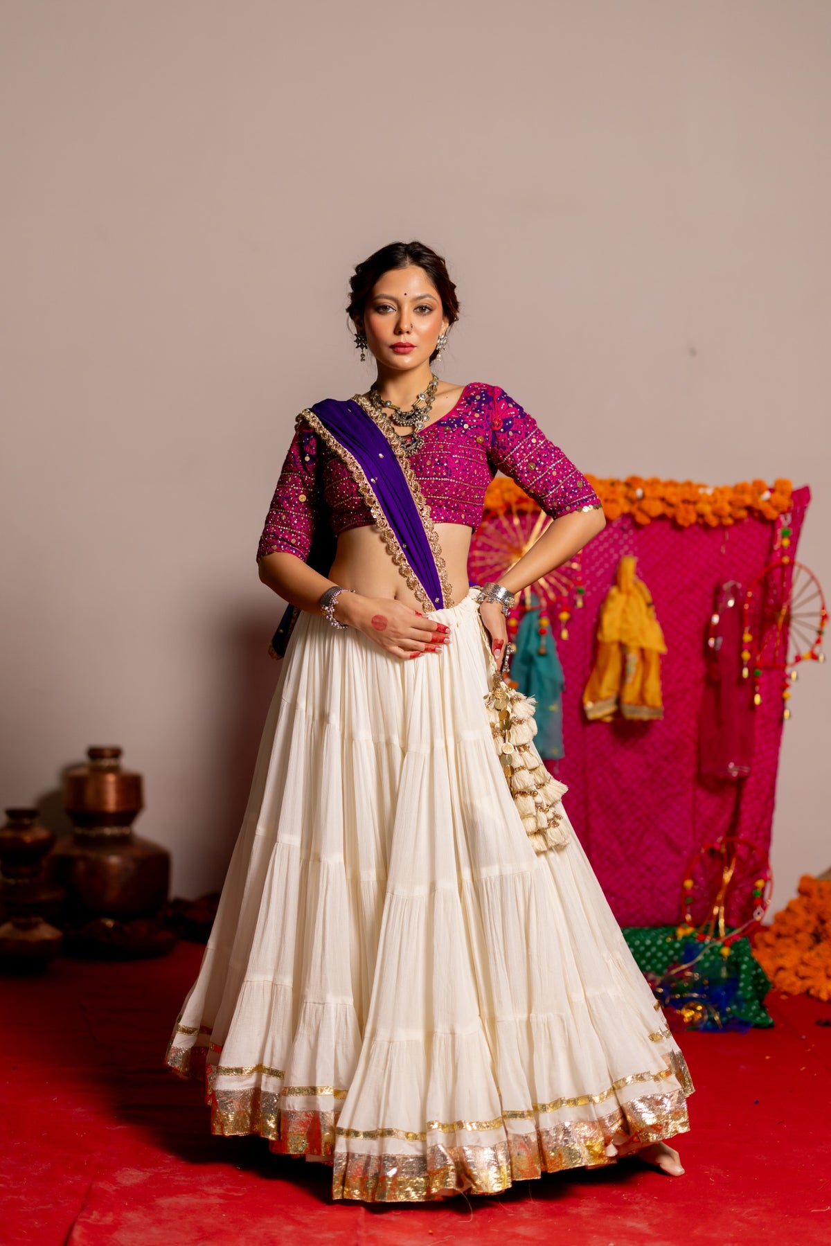 Jhamku Lehenga Set
