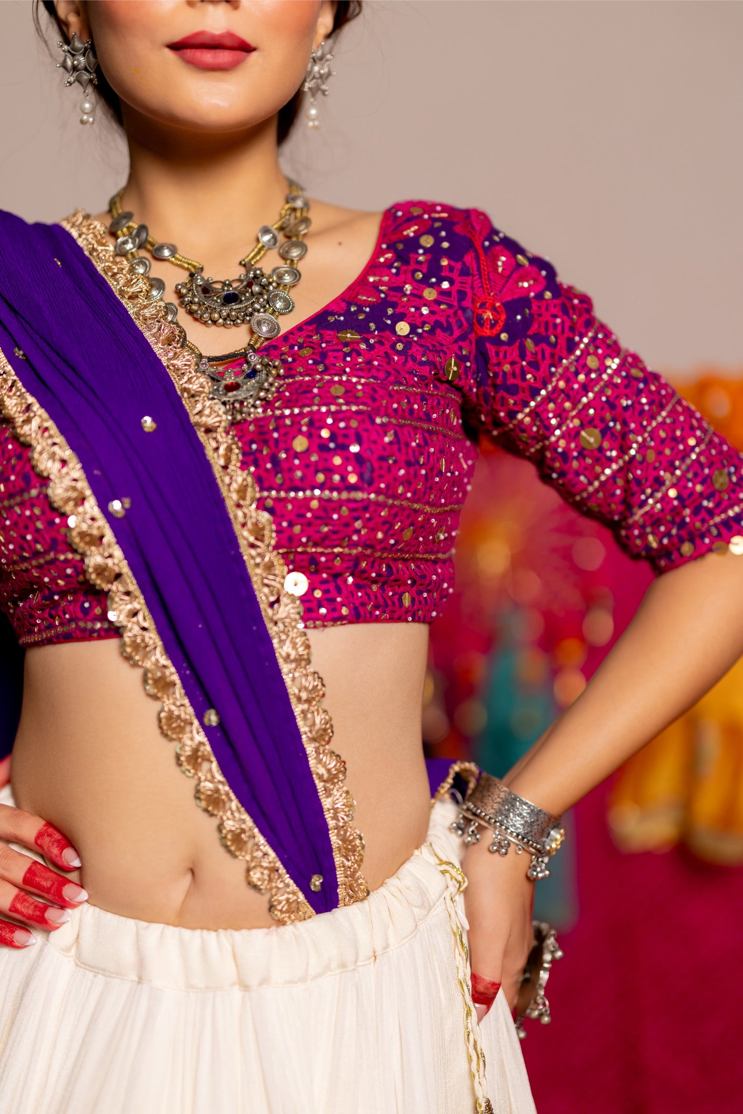 Jhamku Lehenga Set