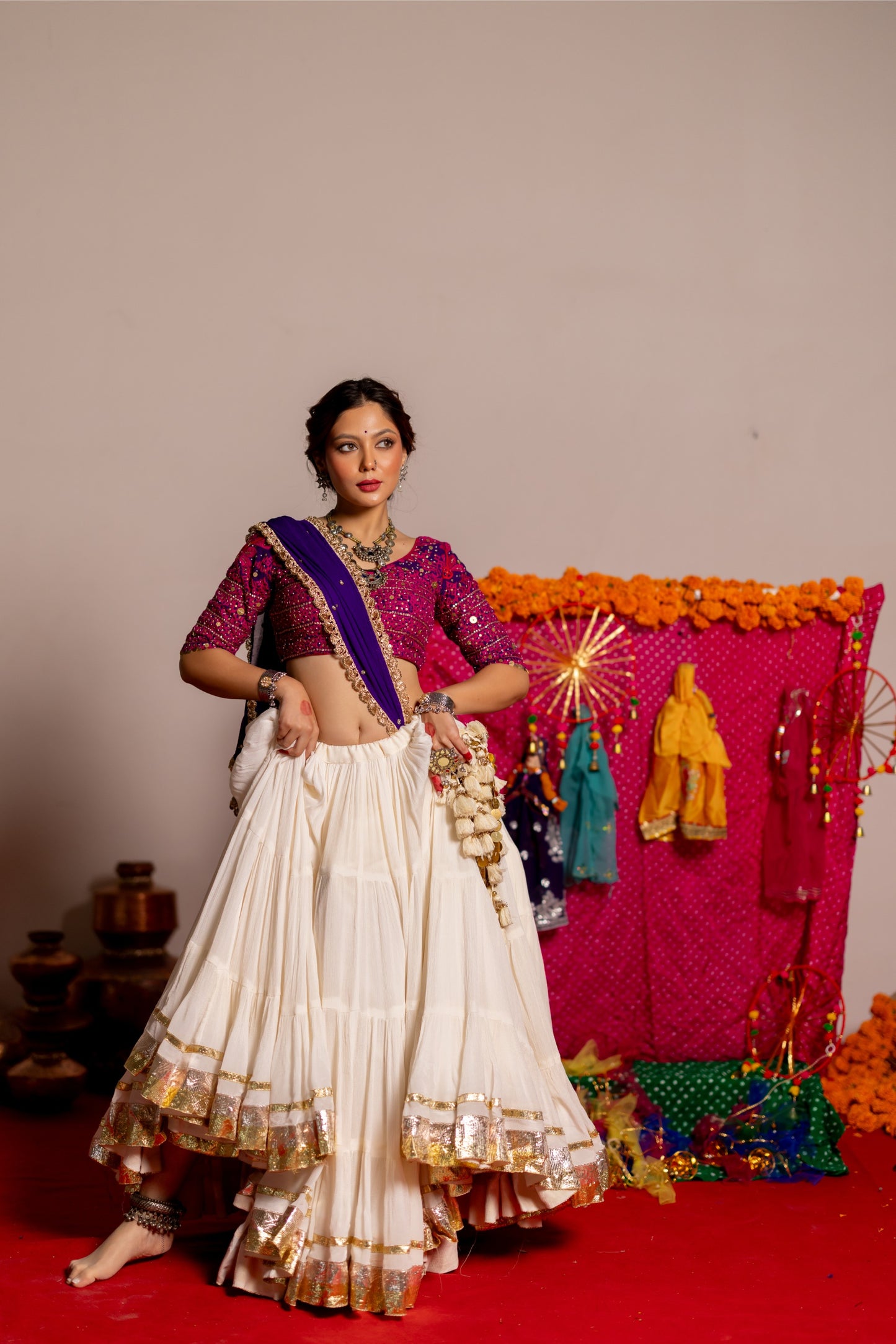 Jhamku Lehenga Set
