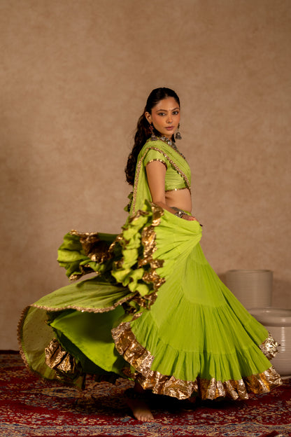 Jhamku Lehenga Set