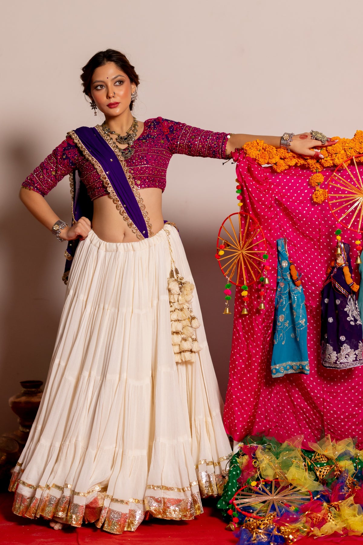 Jhamku Lehenga Set