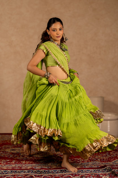 Jhamku Lehenga Set
