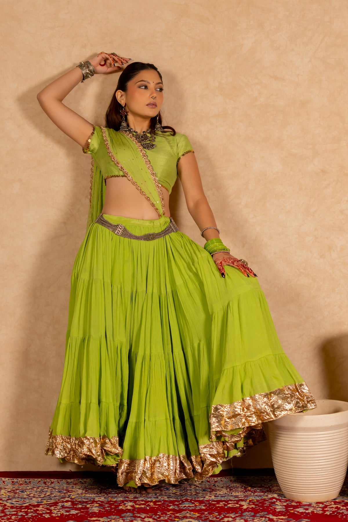 Jhamku Lehenga Set