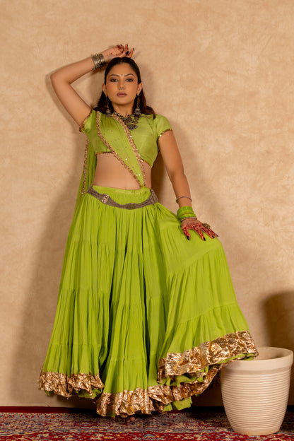 Jhamku Lehenga Set