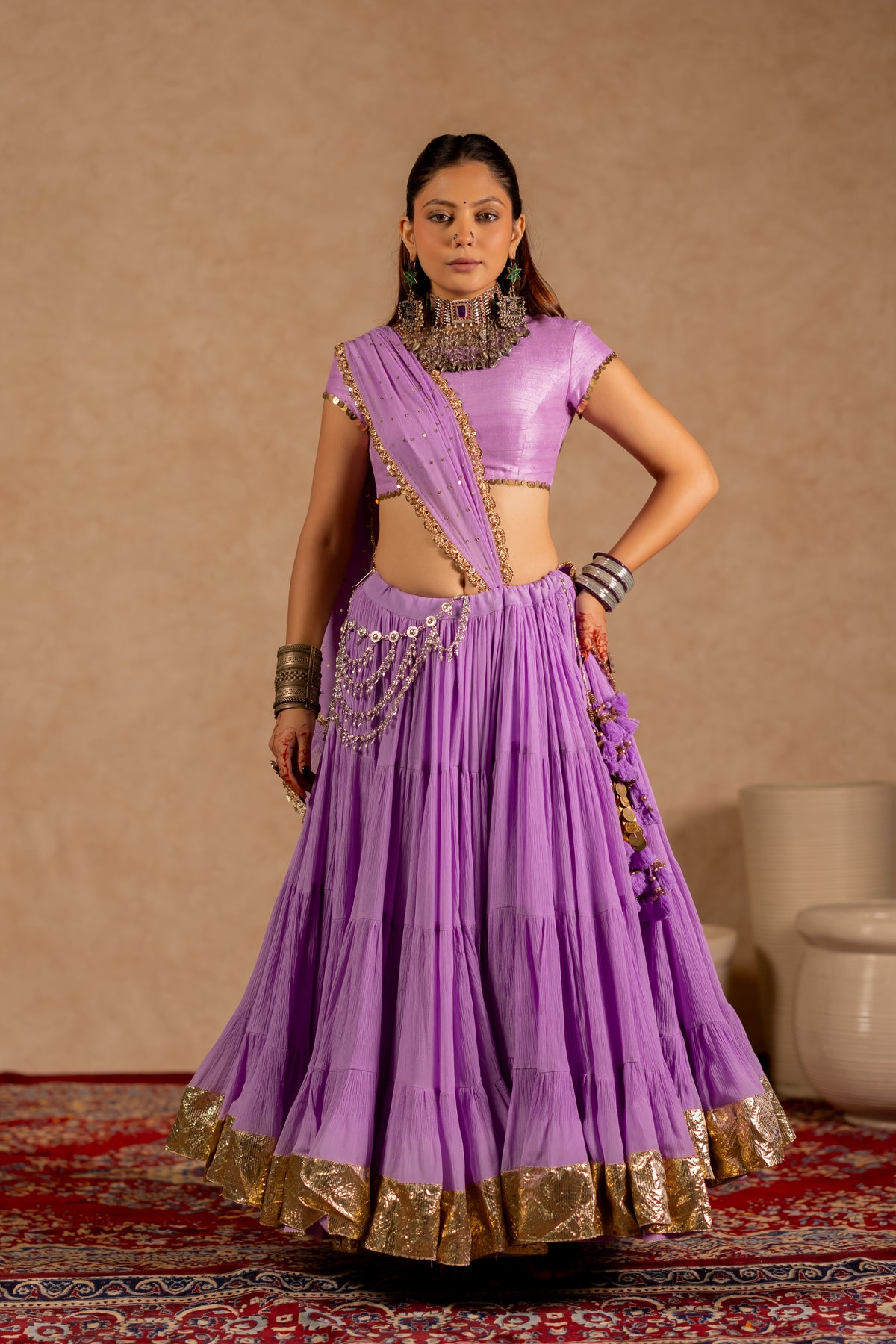 Jhamku Lehenga Set