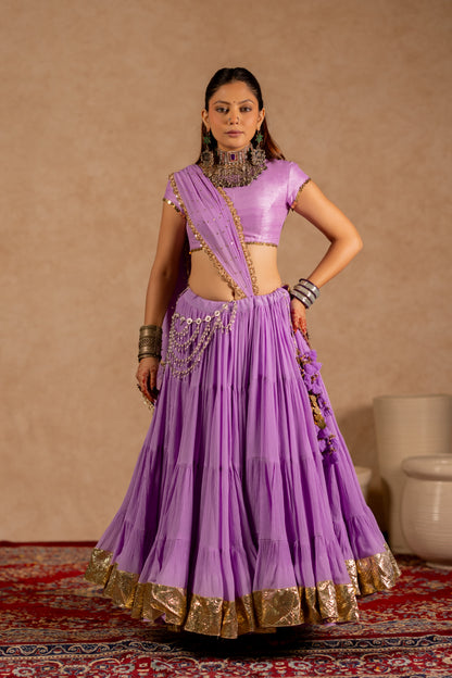 Jhamku Lehenga Set