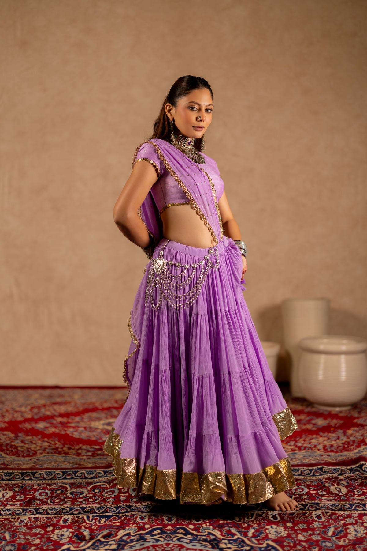 Jhamku Lehenga Set