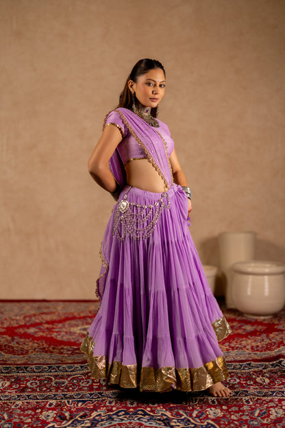 Jhamku Lehenga Set