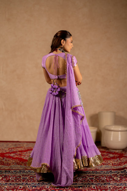 Jhamku Lehenga Set