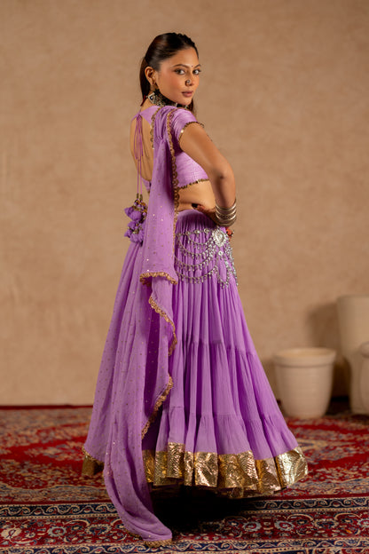 Jhamku Lehenga Set