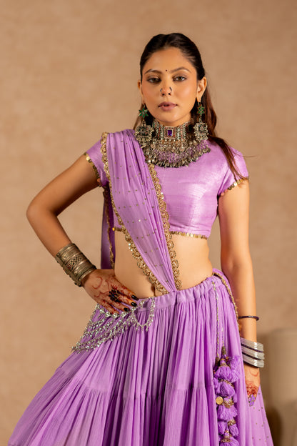 Jhamku Lehenga Set