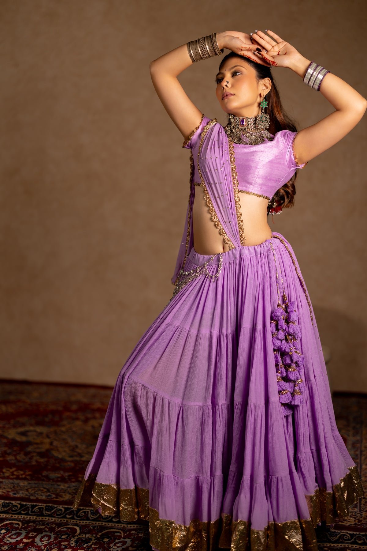 Jhamku Lehenga Set