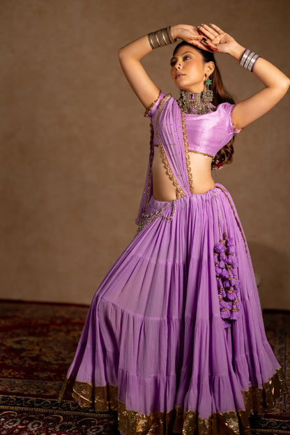Jhamku Lehenga Set