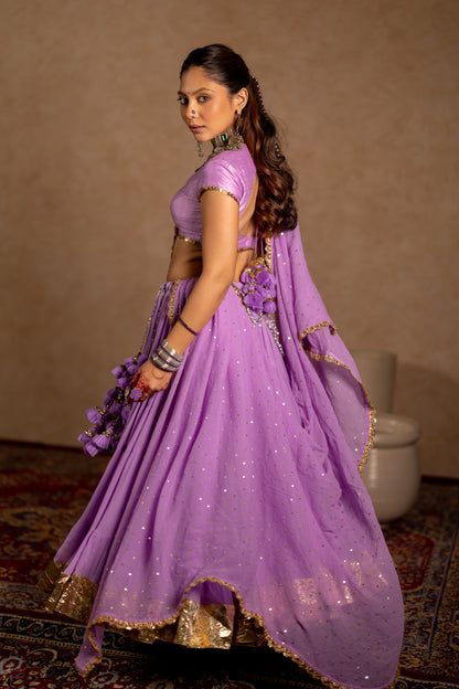 Jhamku Lehenga Set