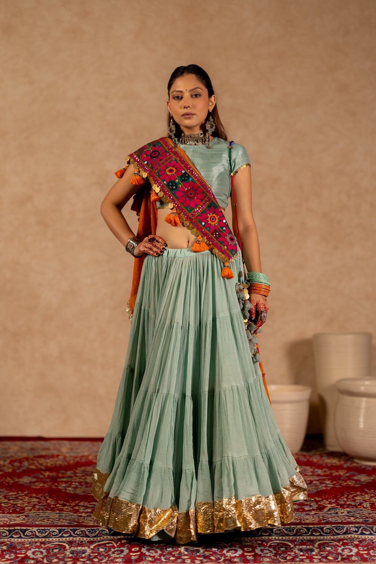 Jhamku Lehenga Set