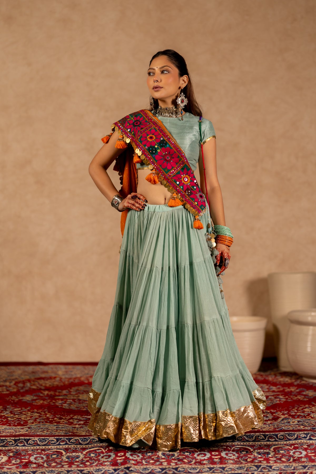 Jhamku Lehenga Set