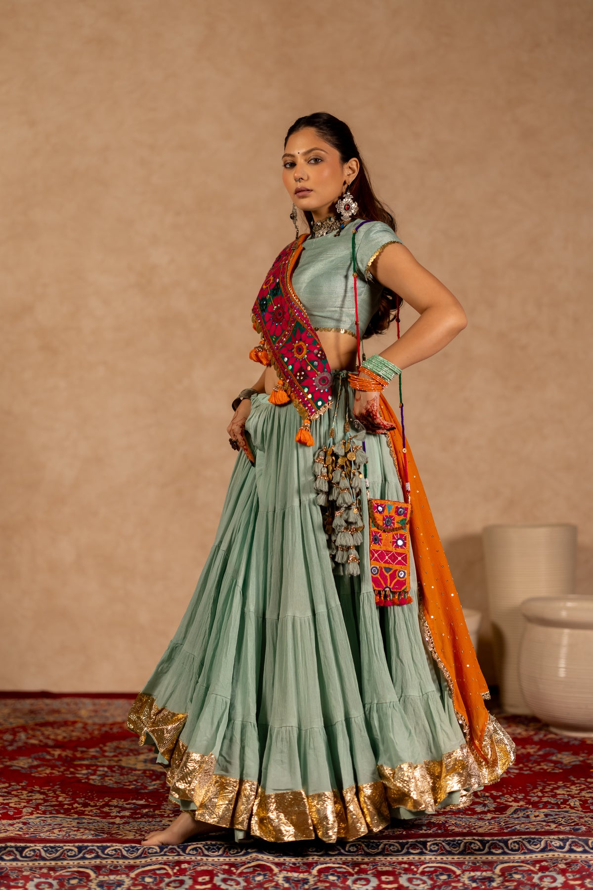 Jhamku Lehenga Set