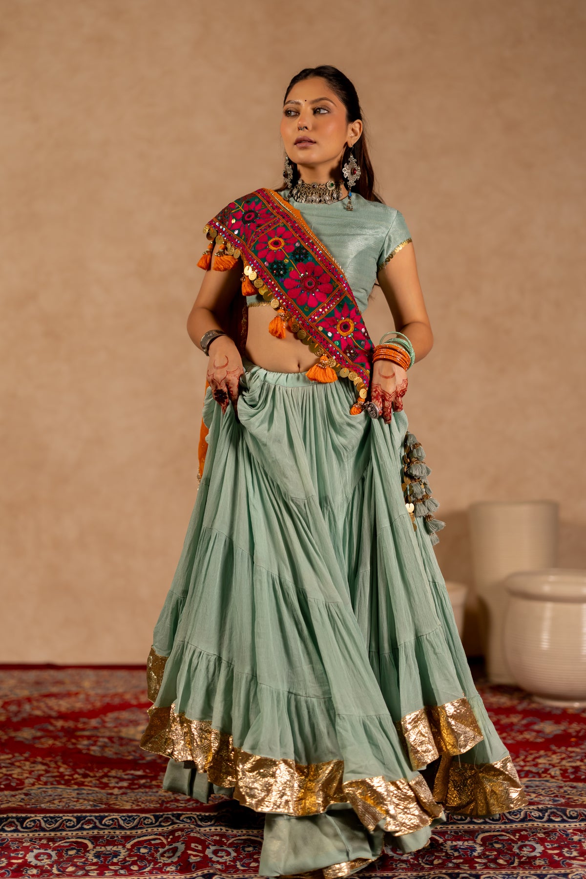 Jhamku Lehenga Set