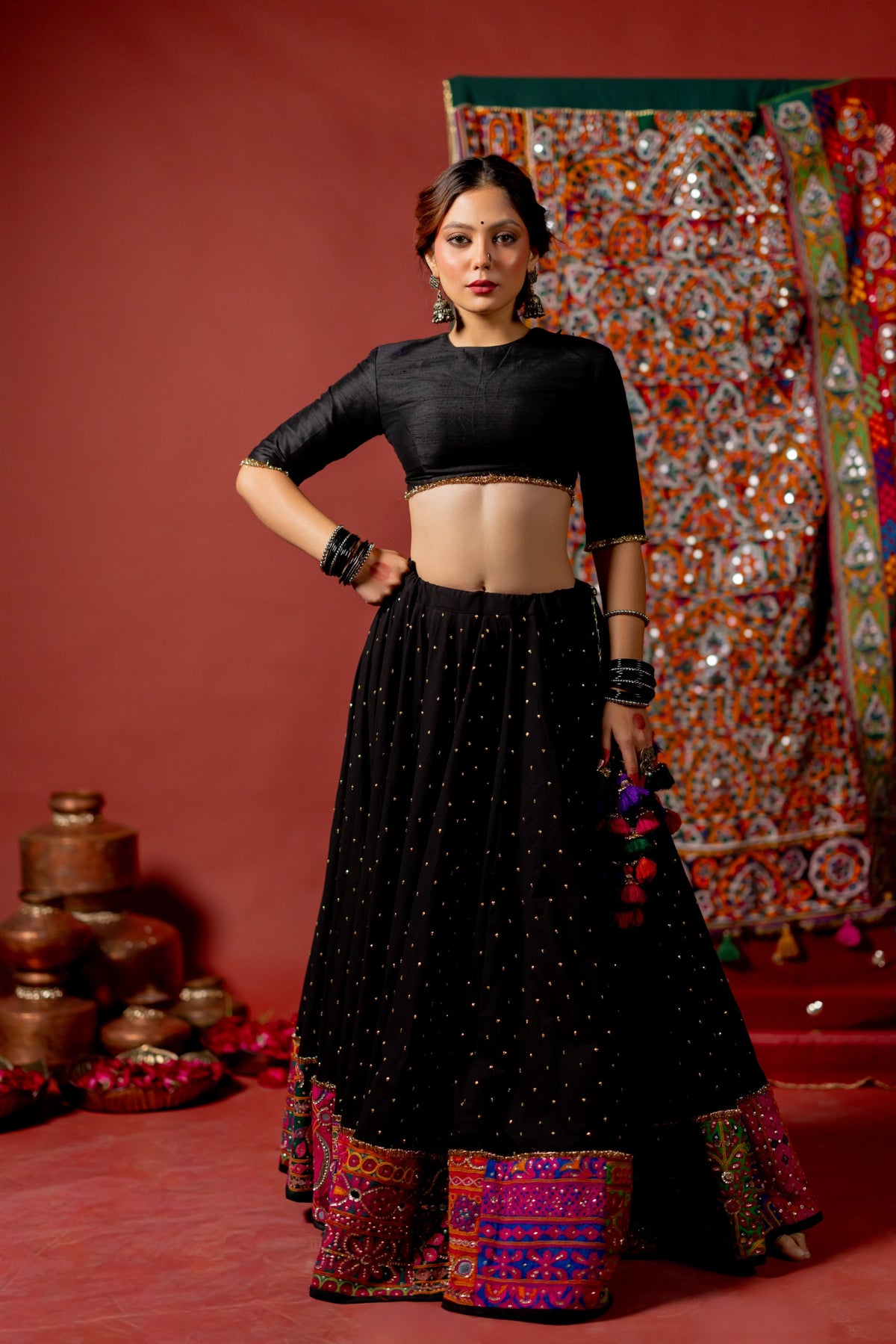 Rajwadi Lehenga Set