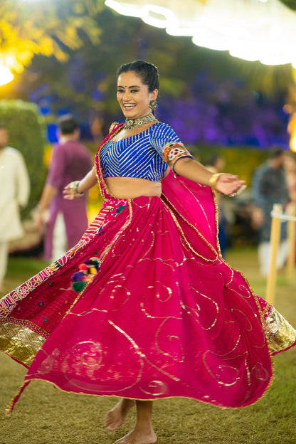 Pink Heavy Lehenga Set