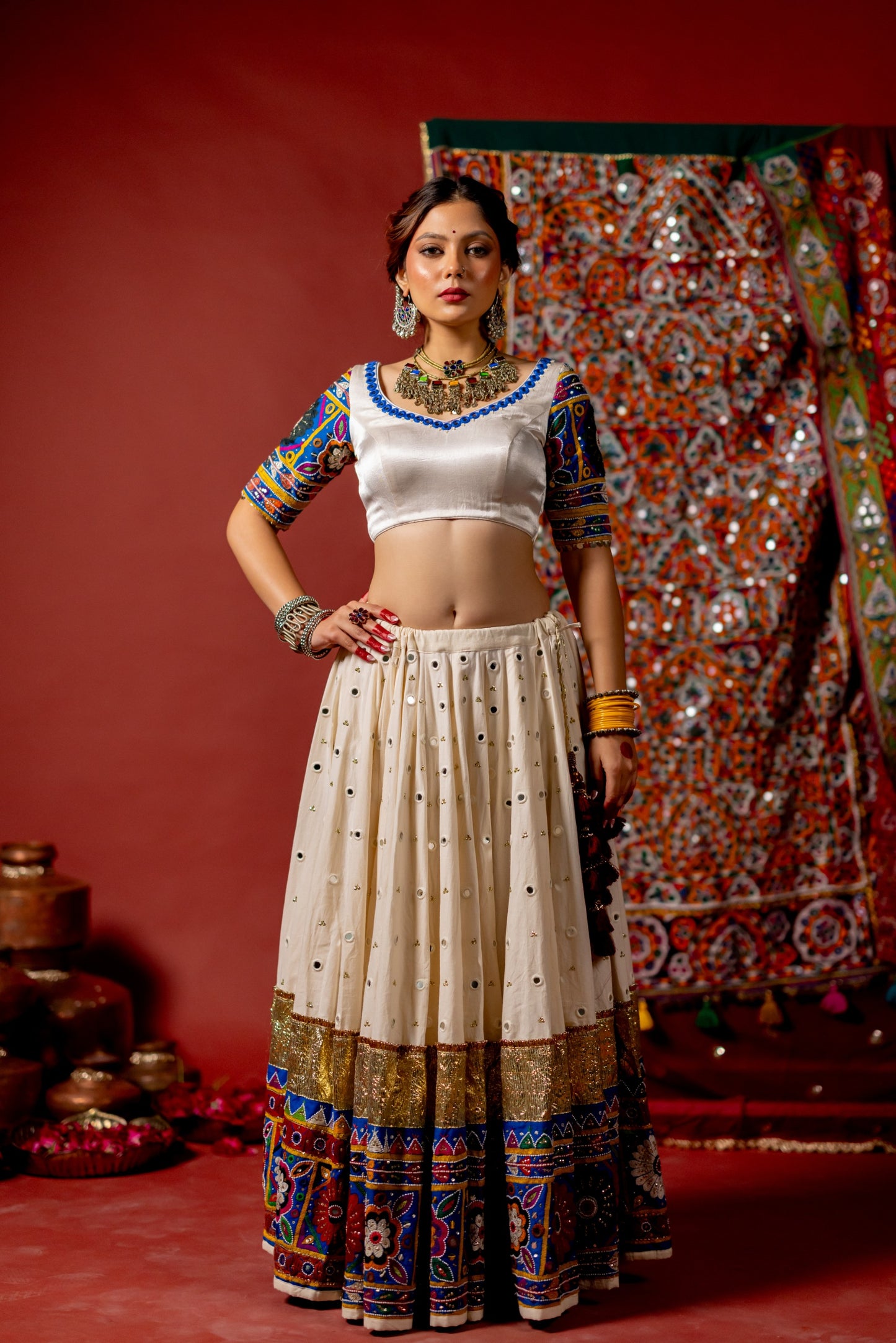 Rajwadi Lehenga Set