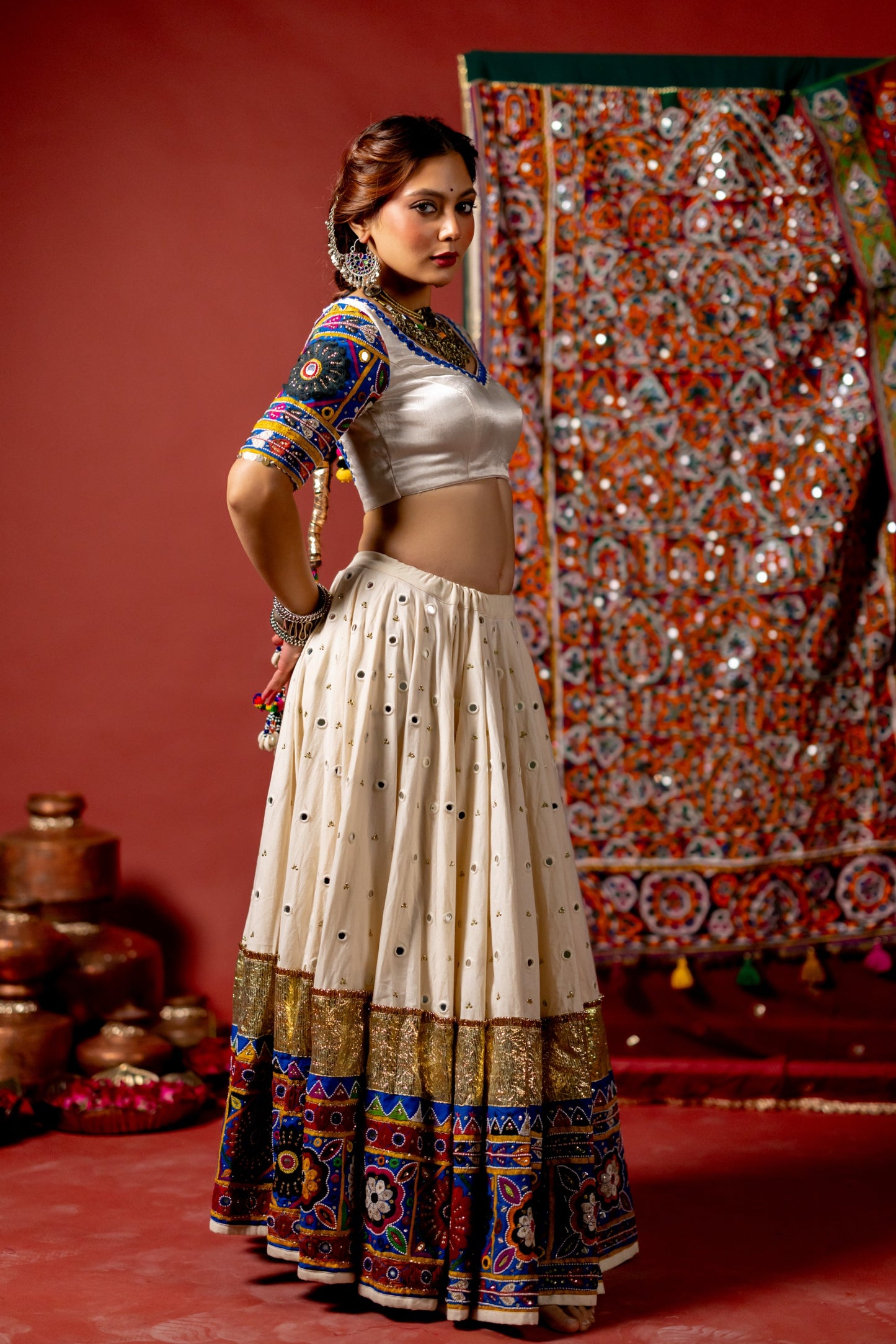 Rajwadi Lehenga Set