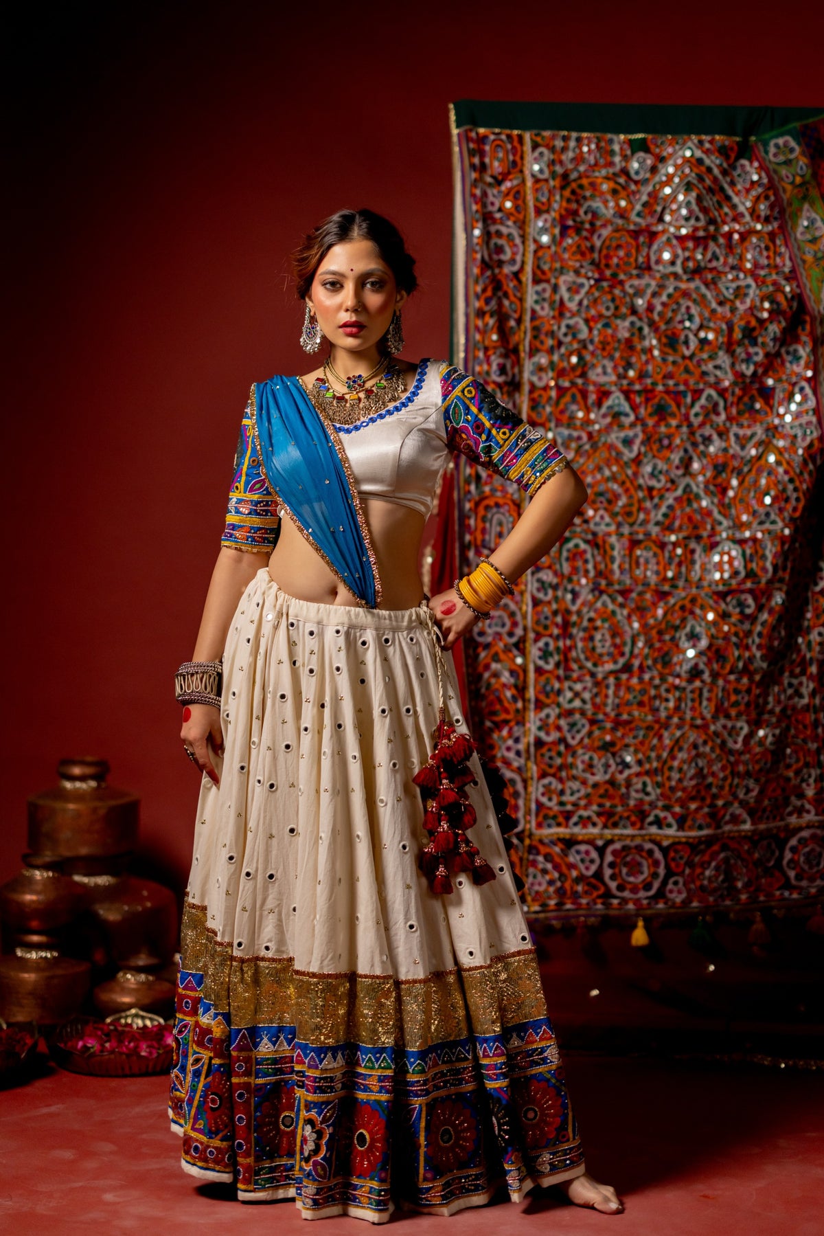Rajwadi Lehenga Set