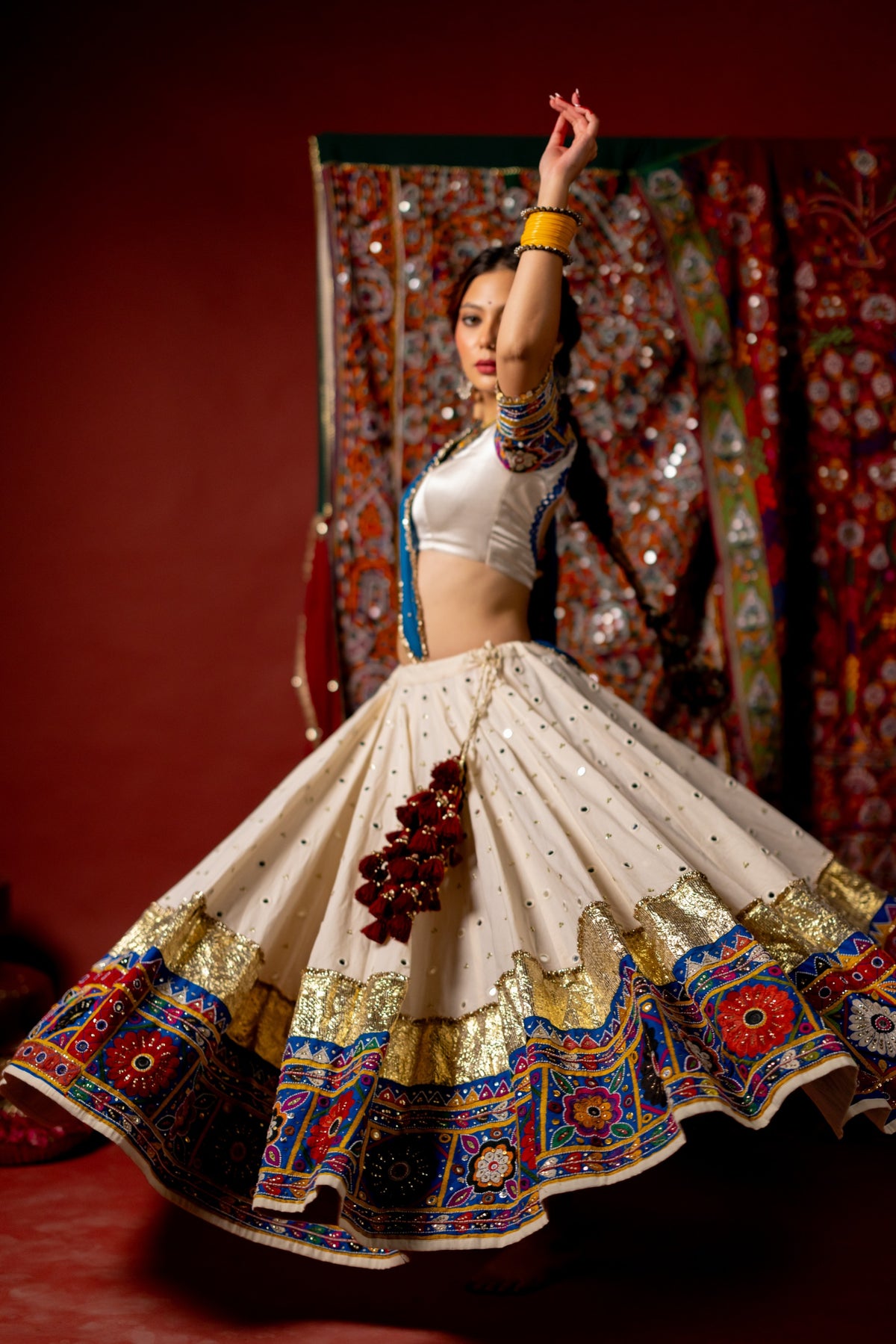 Rajwadi Lehenga Set
