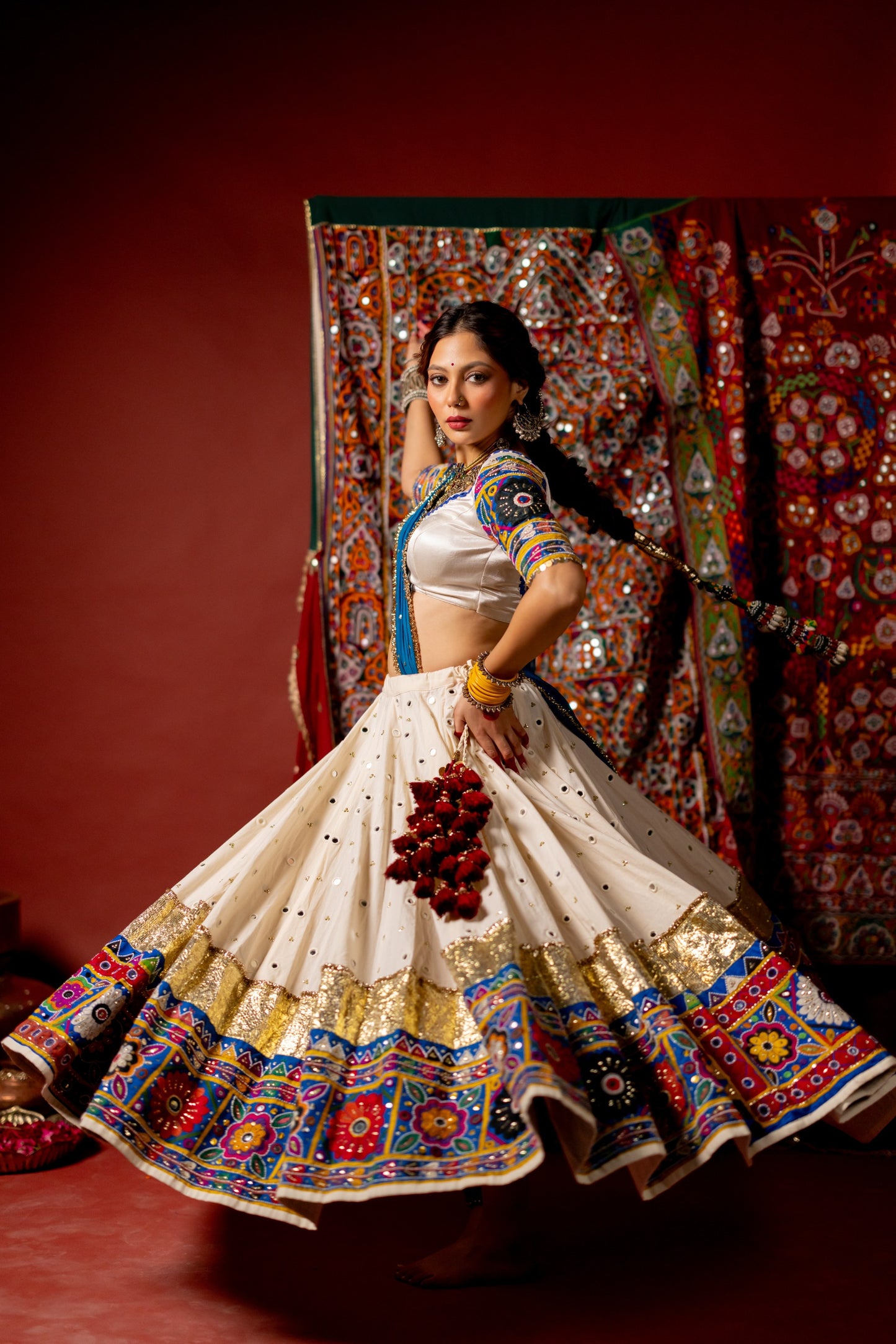 Rajwadi Lehenga Set