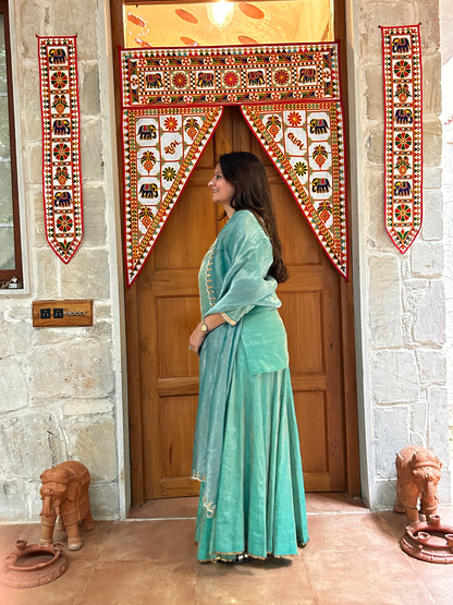 Navratri Firoji sharara set