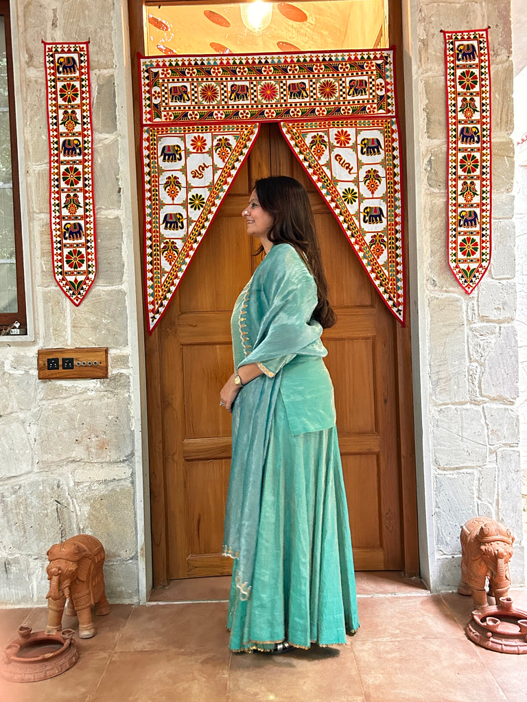 Navratri Firoji sharara set