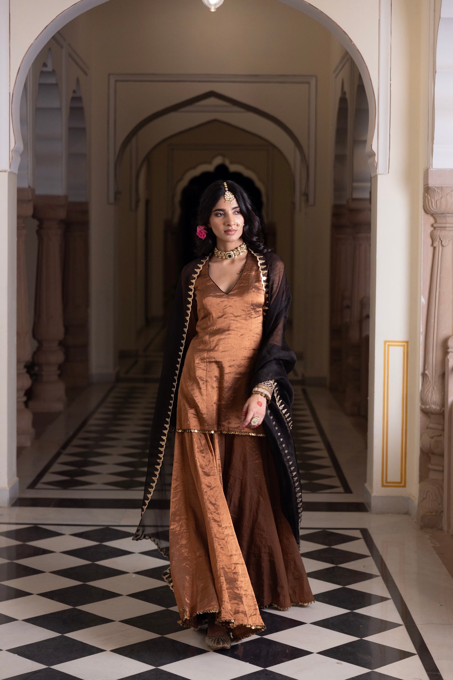Kaaya Sharara Set