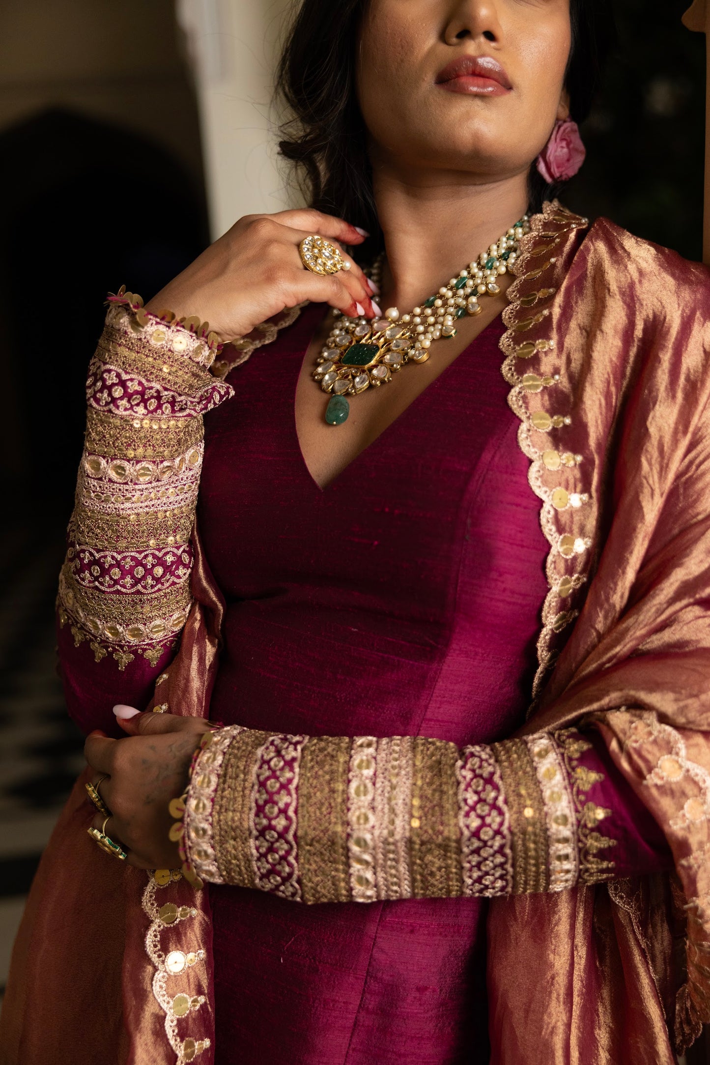 Nurvi Sharara Set