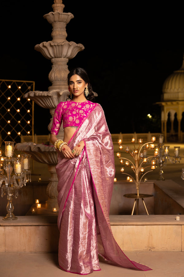 tissue saree