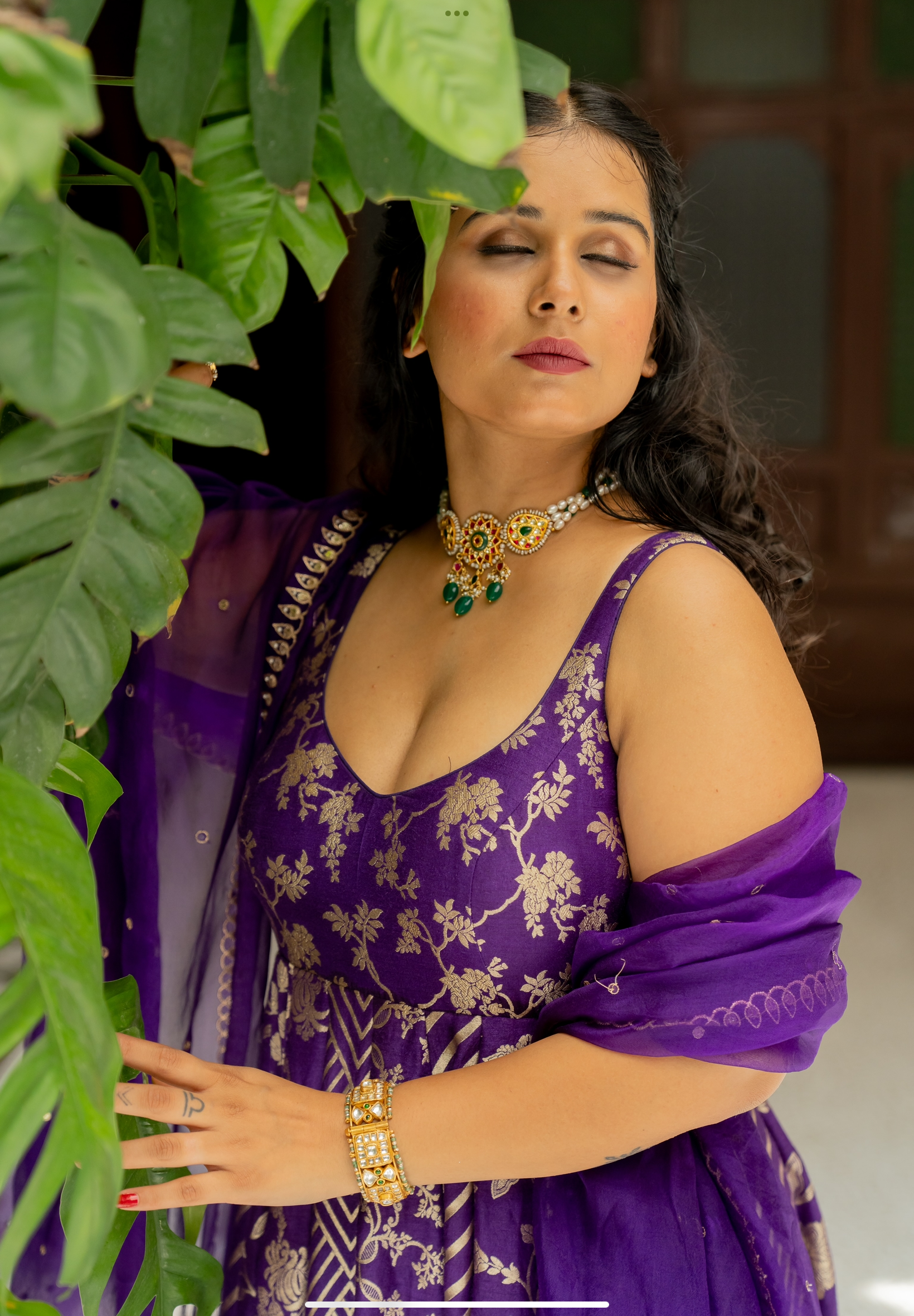 Mahira Anarkali Set - Anjanase