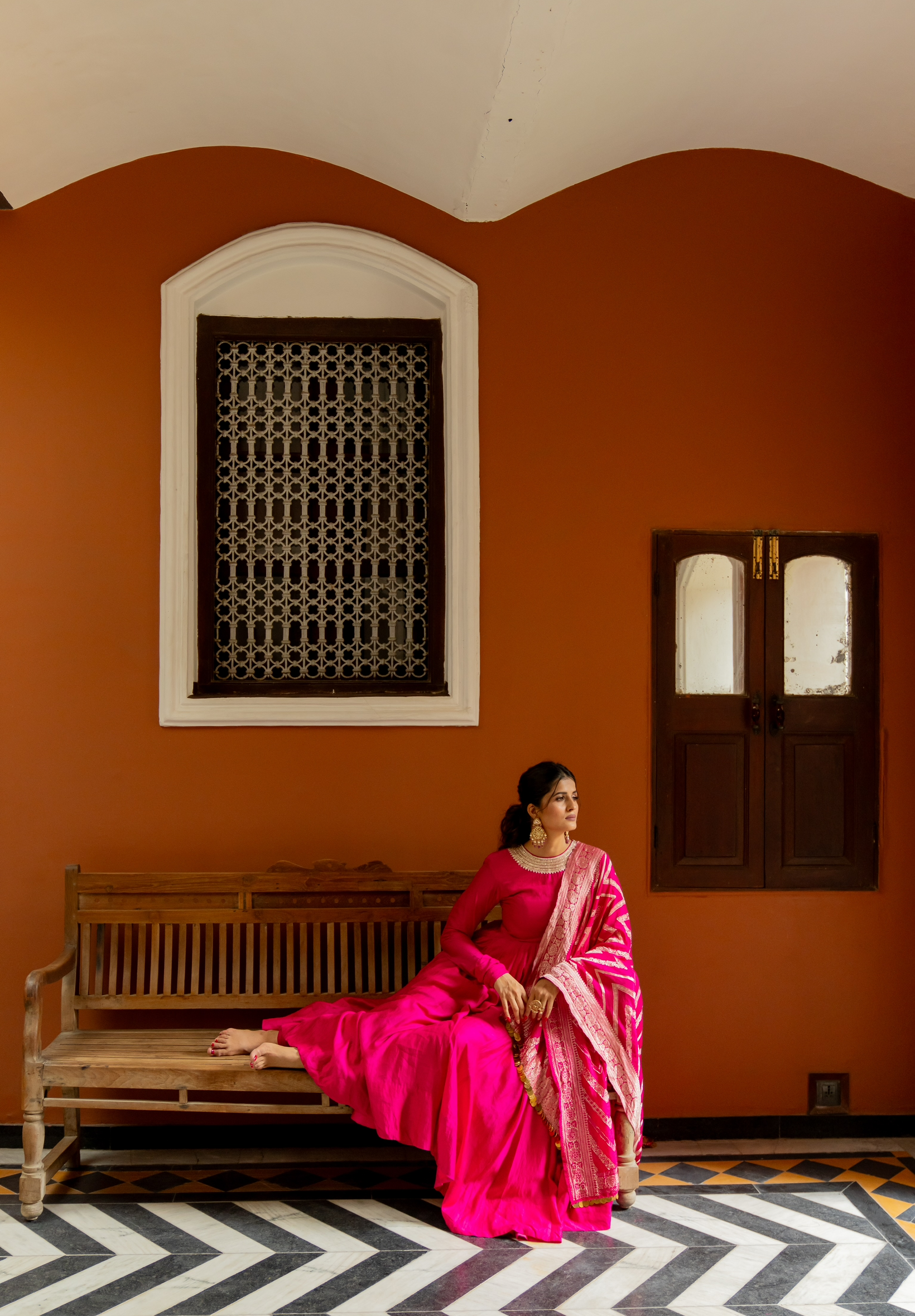 Jhanvi Anarkali Set - Anjanase