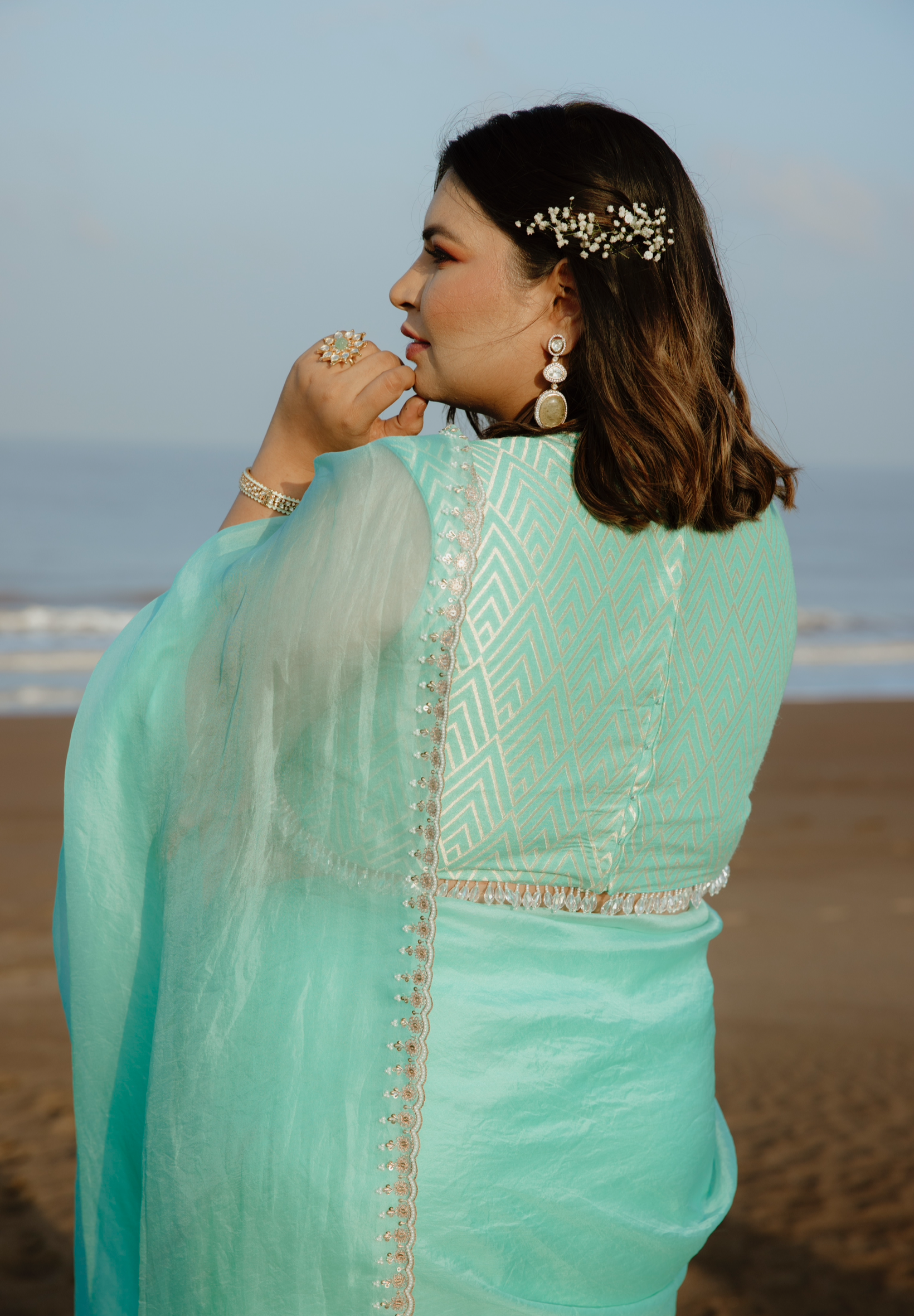 Mili Saree - Anjanase