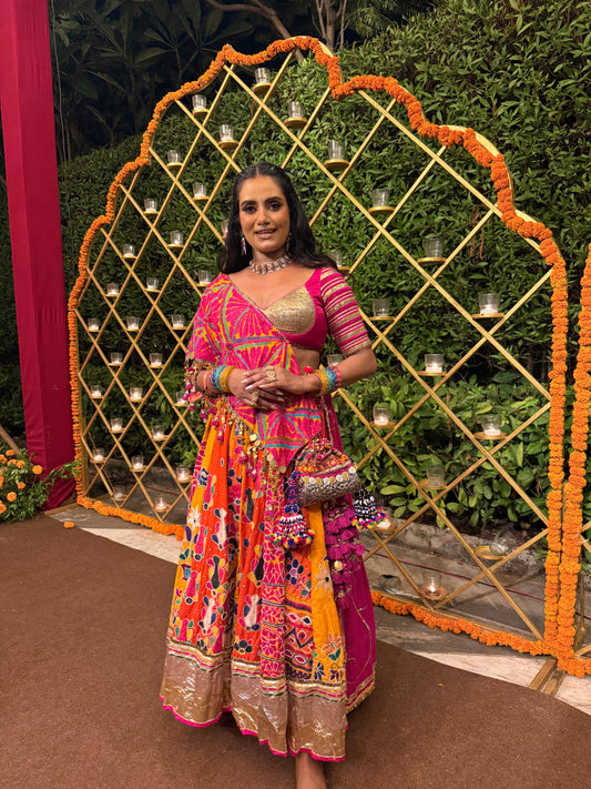 Heavy Patch Lehenga Set
