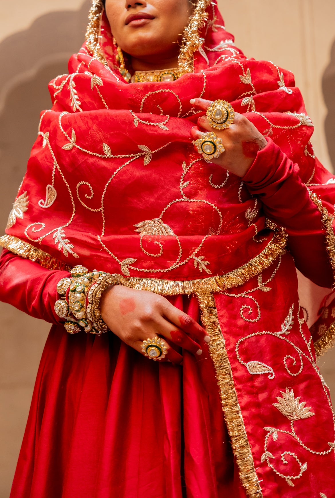 Veena  Dupatta - Anjanase