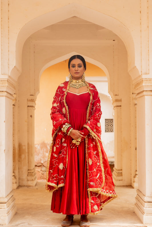 Veena Anarkali Set
