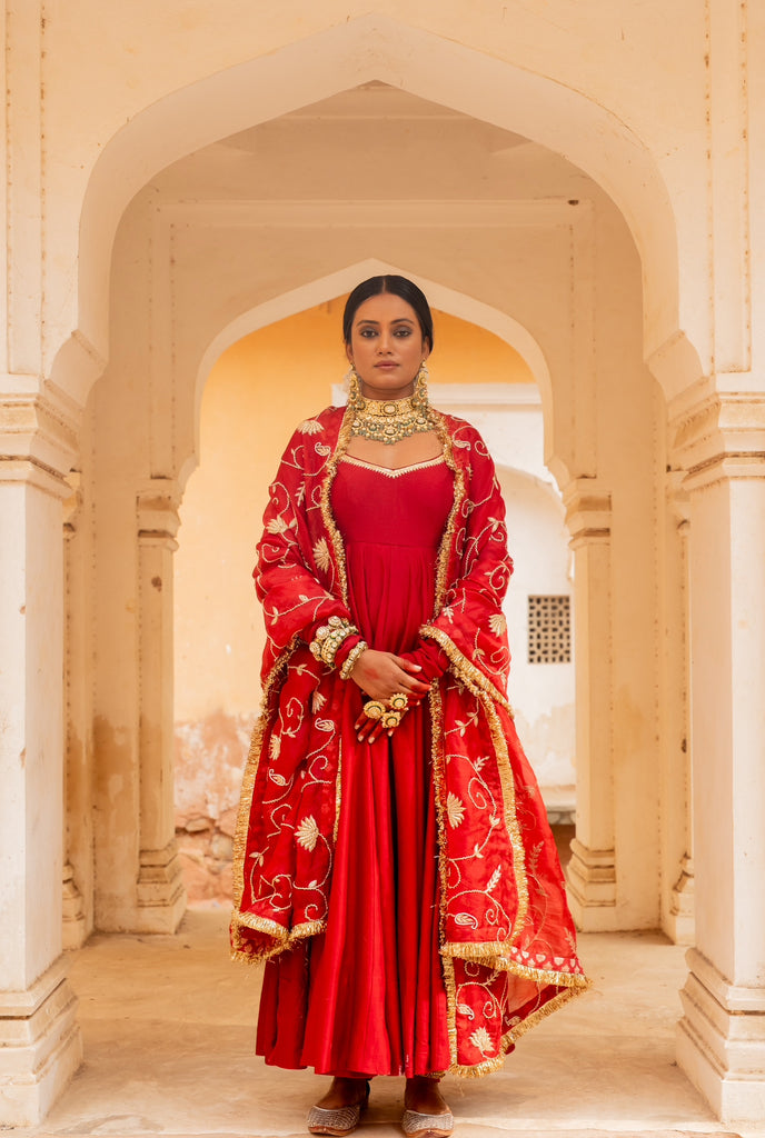 Veena Anarkali Set